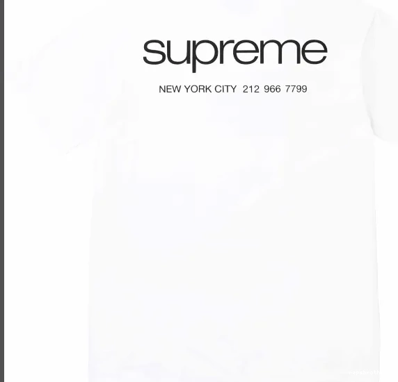 S White Short Black Information Store Tee L M XL NYC 23FW sleeved and 0330